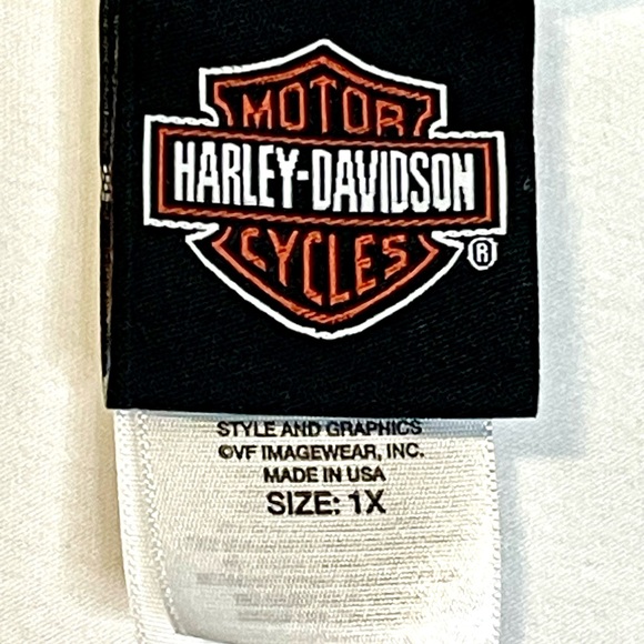 Harley Davidson Motorcycles white tank top - Picture 6 of 6